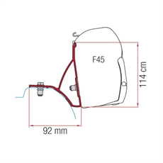 F45-kiinnikkeet Traficiin, Vivaroon, Primastariin ja Talentoon